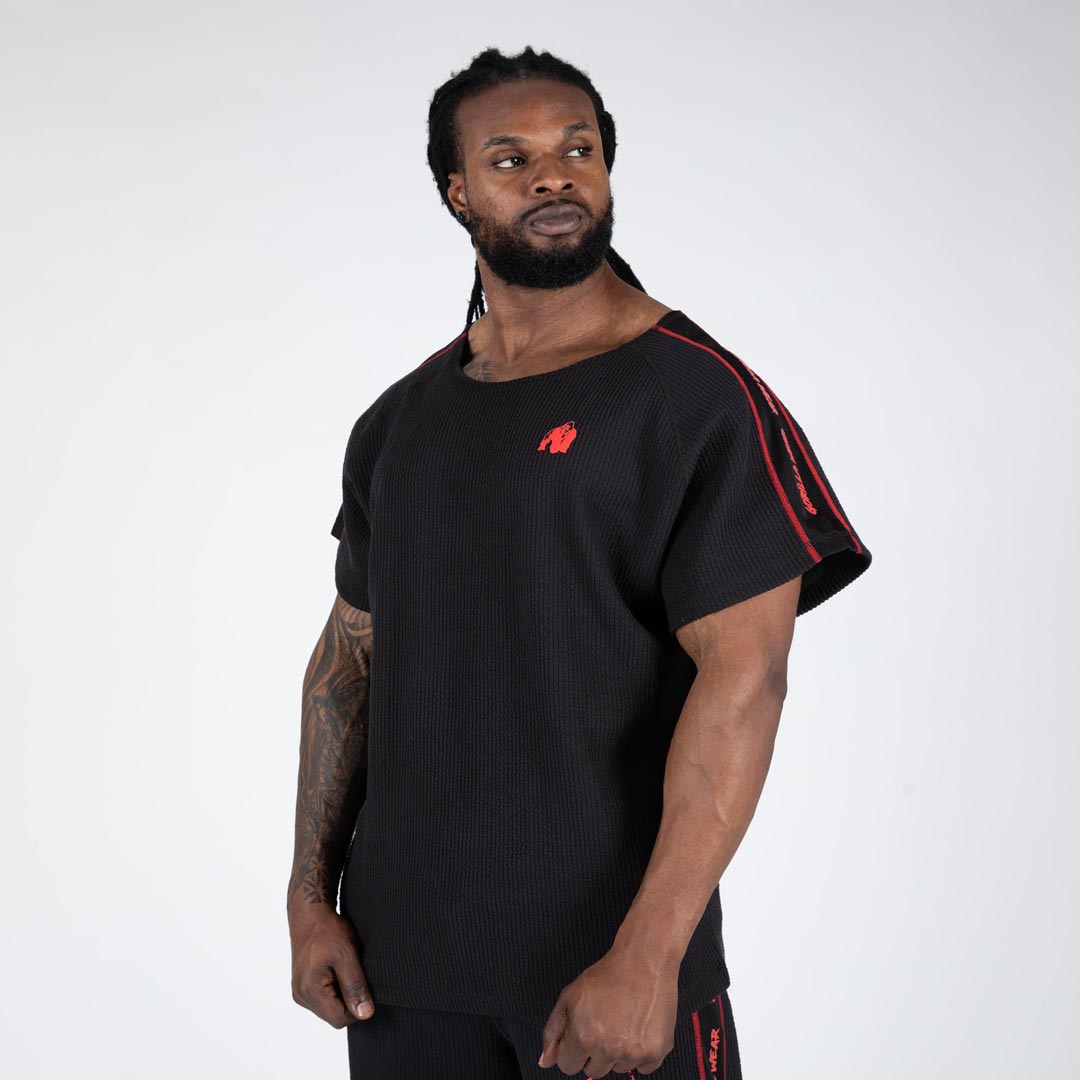 Gorilla Wear Buffalo Old School Workout Top black/red