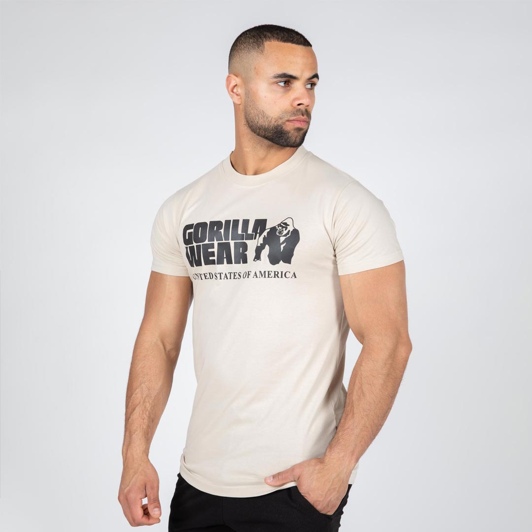 Gorilla Wear Classic T-shirt Beige S