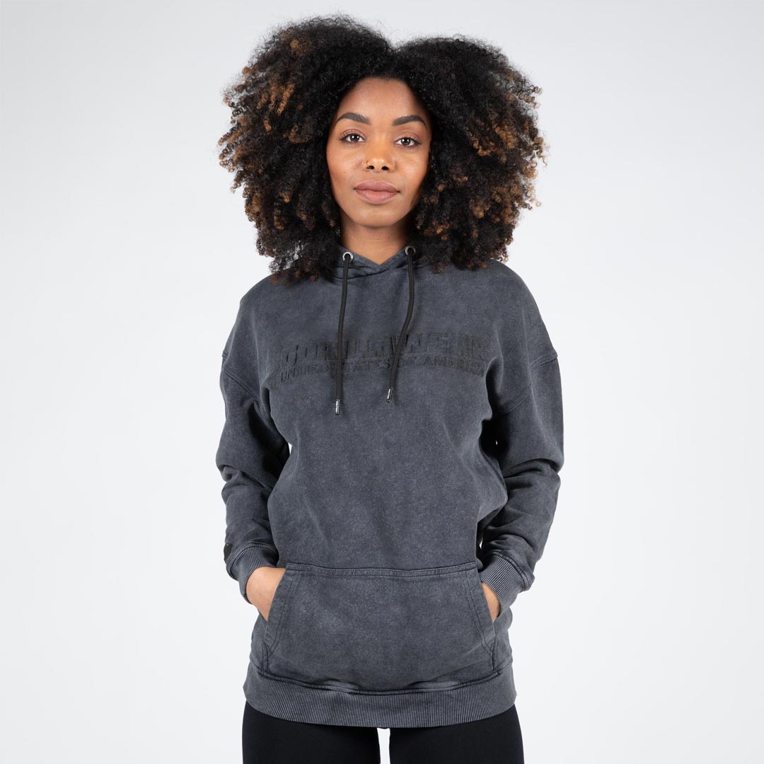 Gorilla Wear Crowley Oversized Women´s Hoodie washed grey