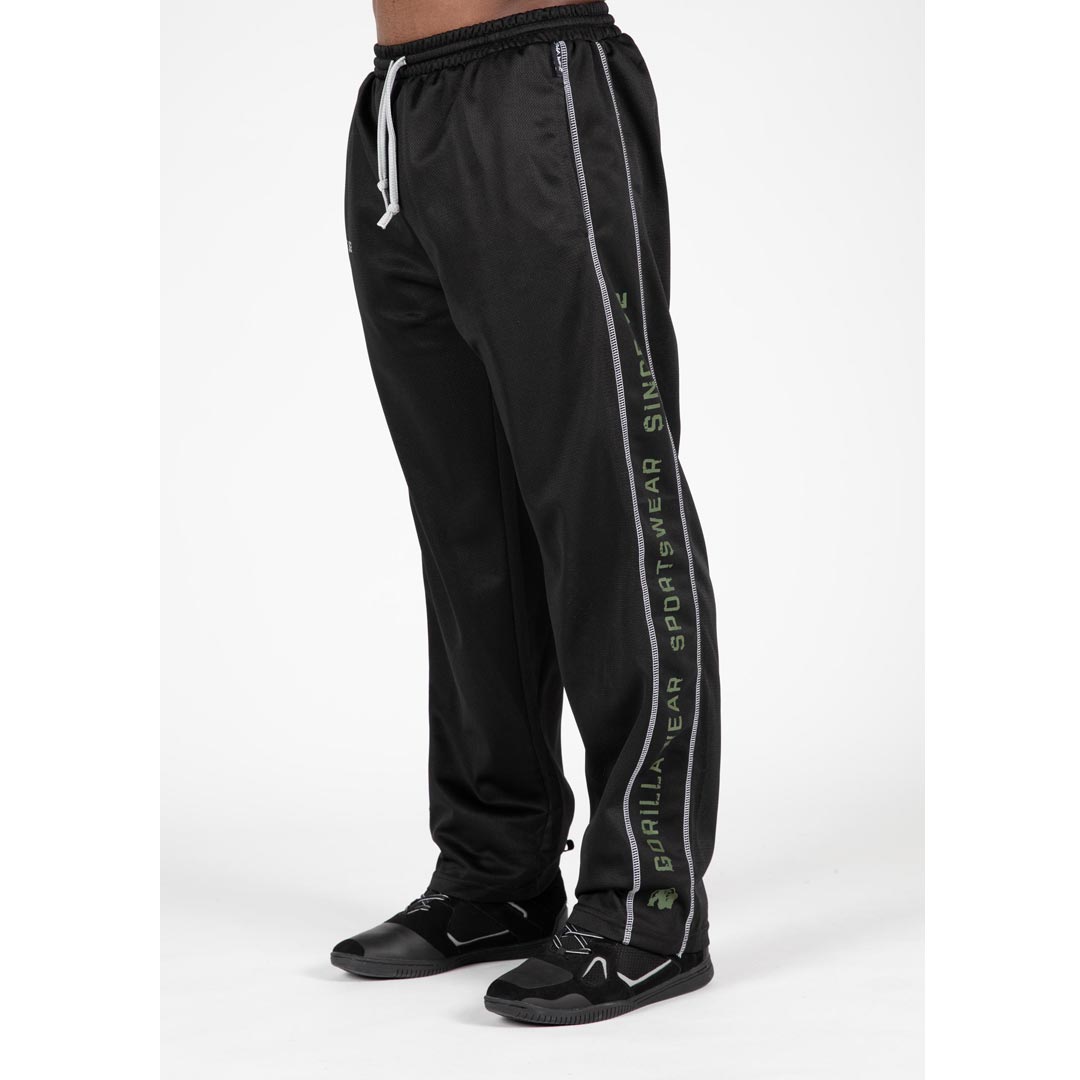 Gorilla Wear Functional Mesh Pants Black/green S/m