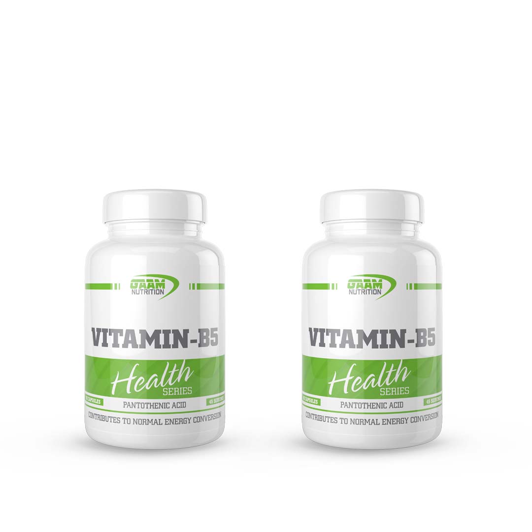 GAAM Health Series Vitamin B5, 180 caps