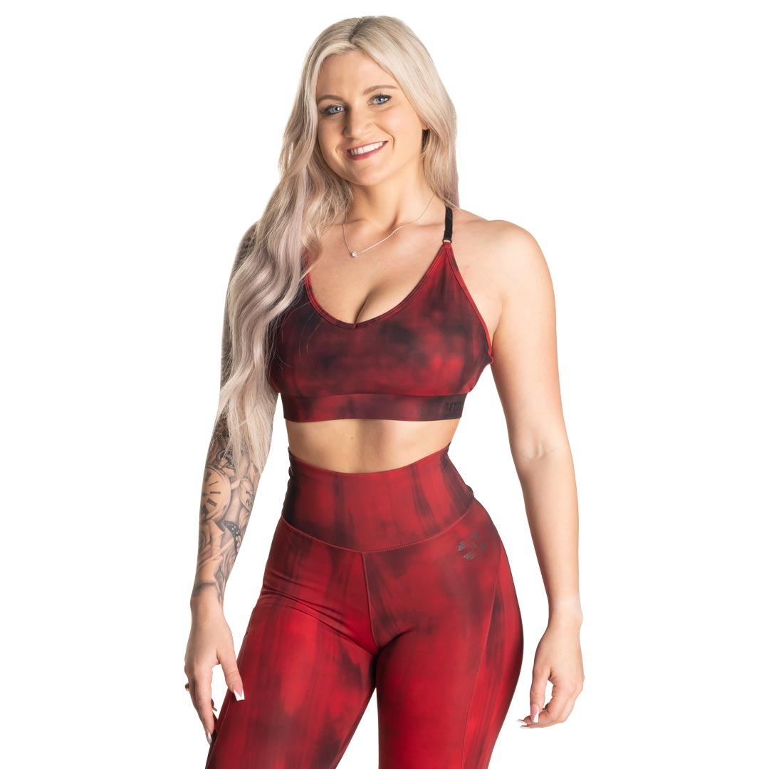 Better Bodies High Line Short Top Chili Red Grunge Xs