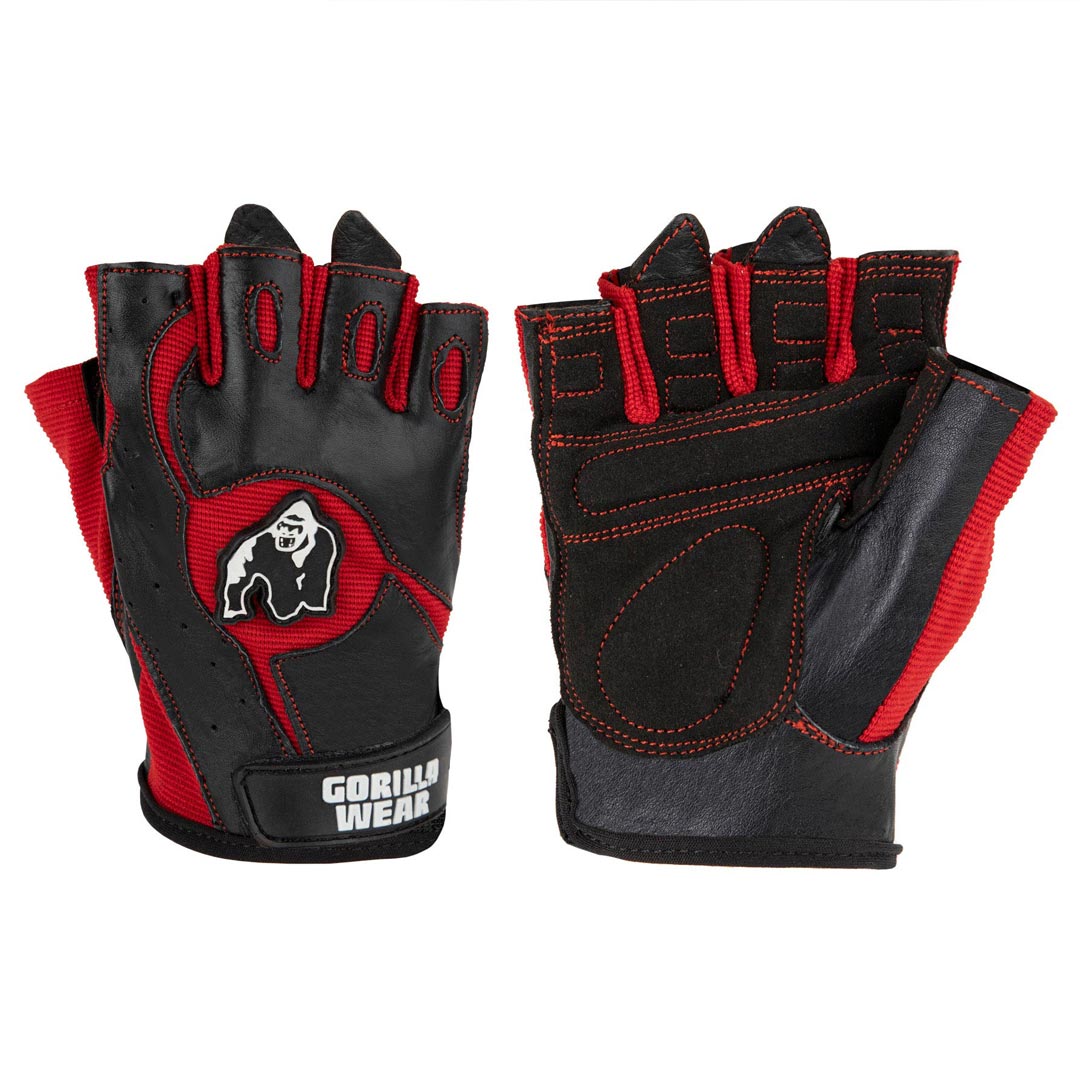 Gorilla Wear Mitchell Training Gloves Black/red L