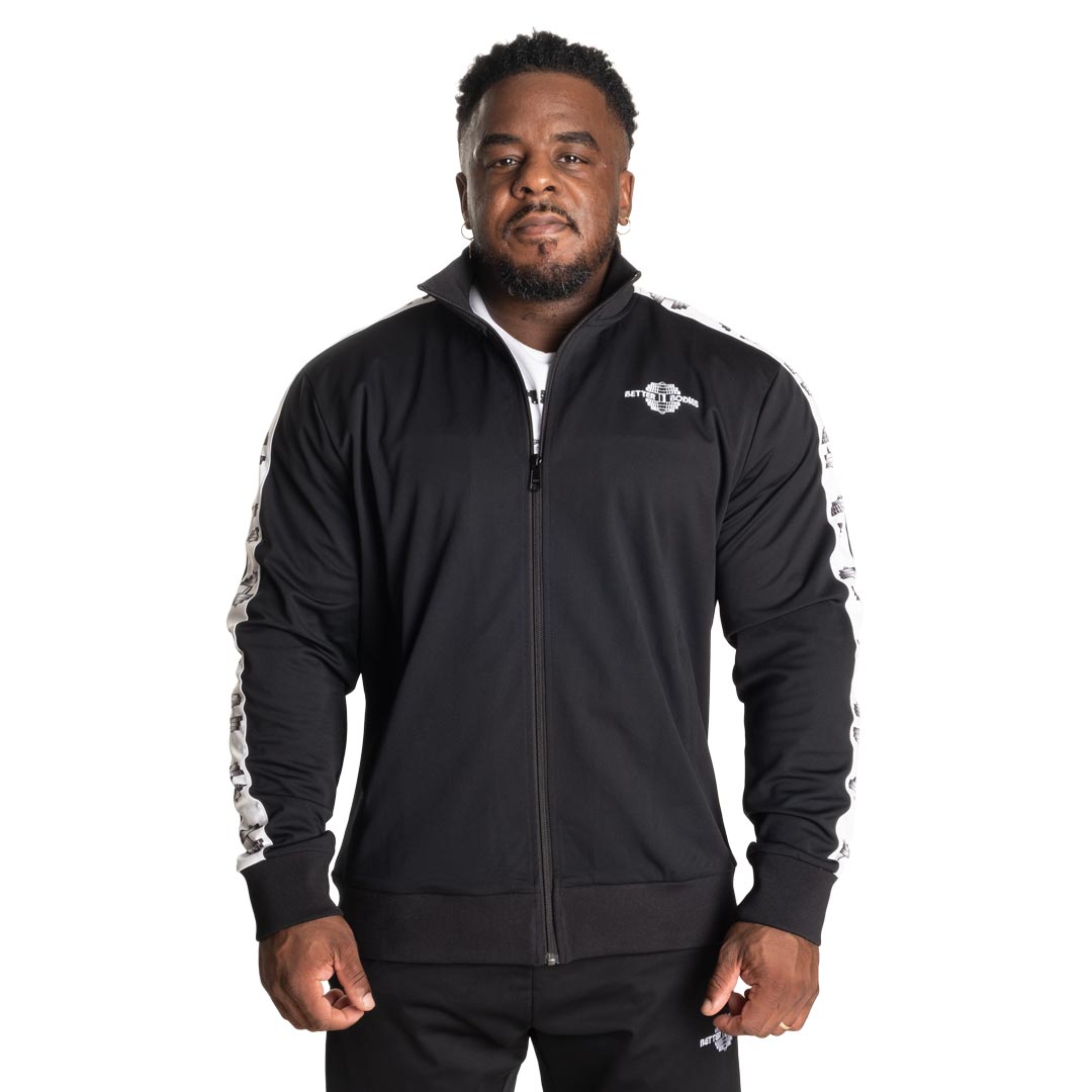 Better Bodies Bronx Track Jacket Black V2