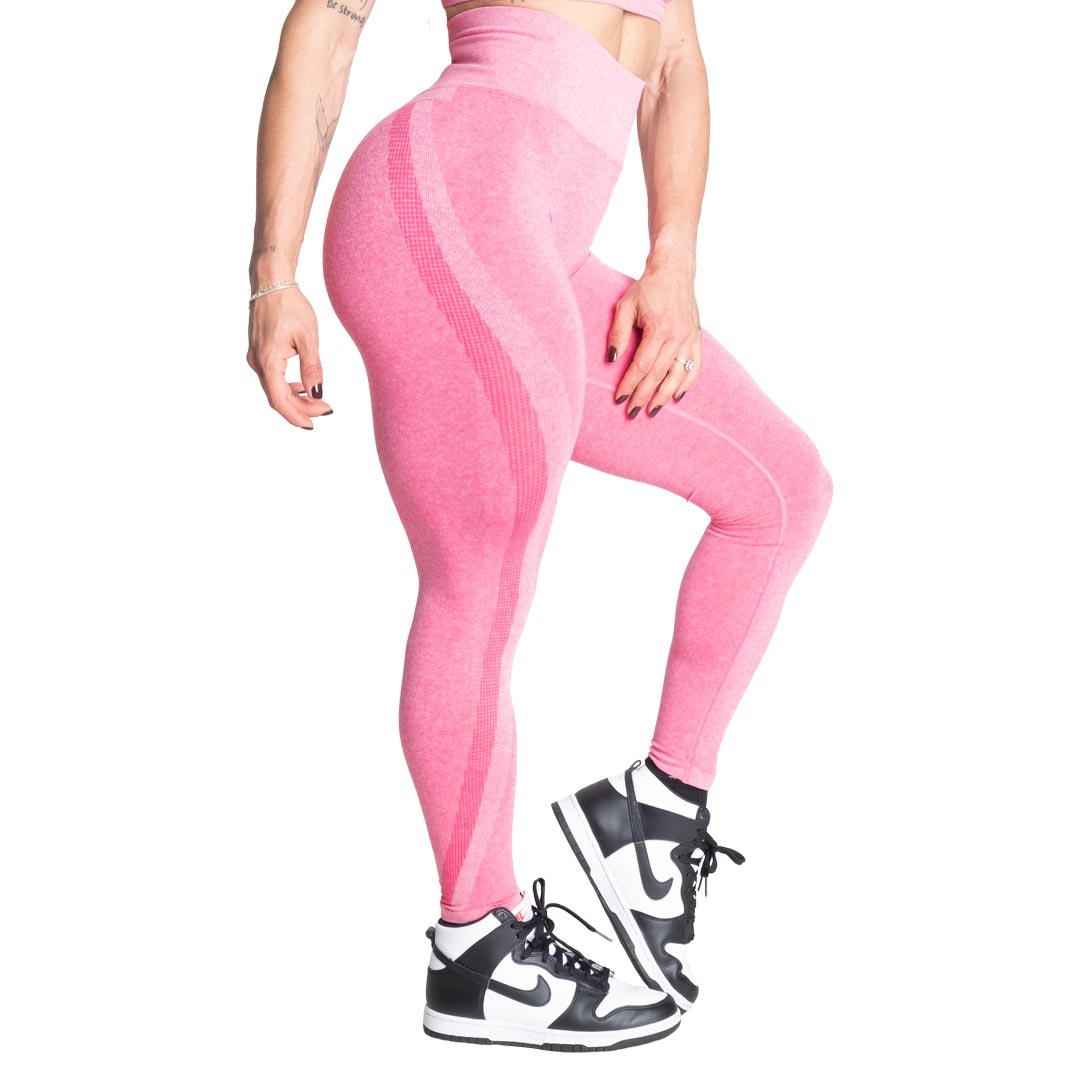 Better Bodies Curve Scrunch Leggings Hot Pink Melange