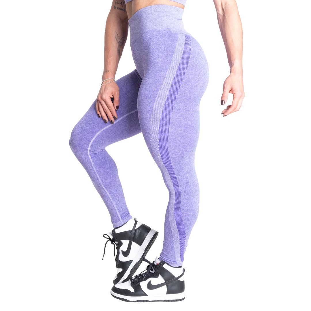 Better Bodies Curve Scrunch Leggings Athletic Purple Melange