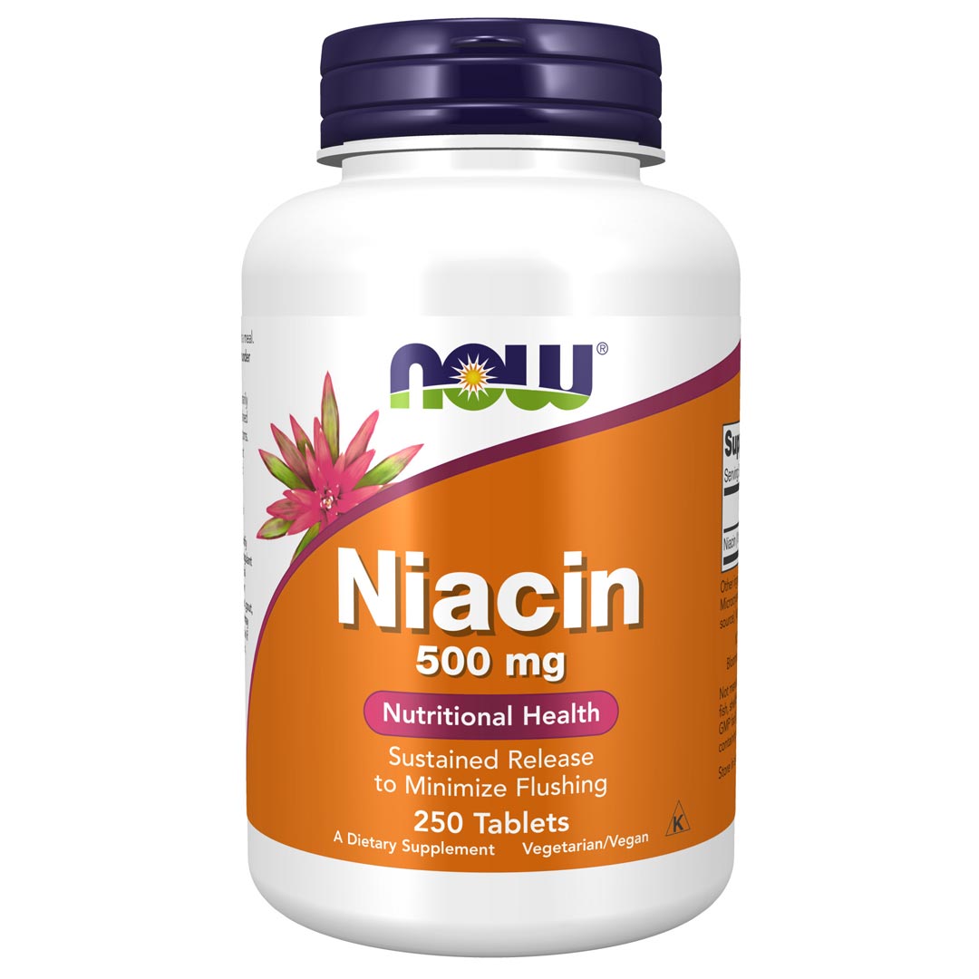 NOW Niacin 500 mg 250 tabs