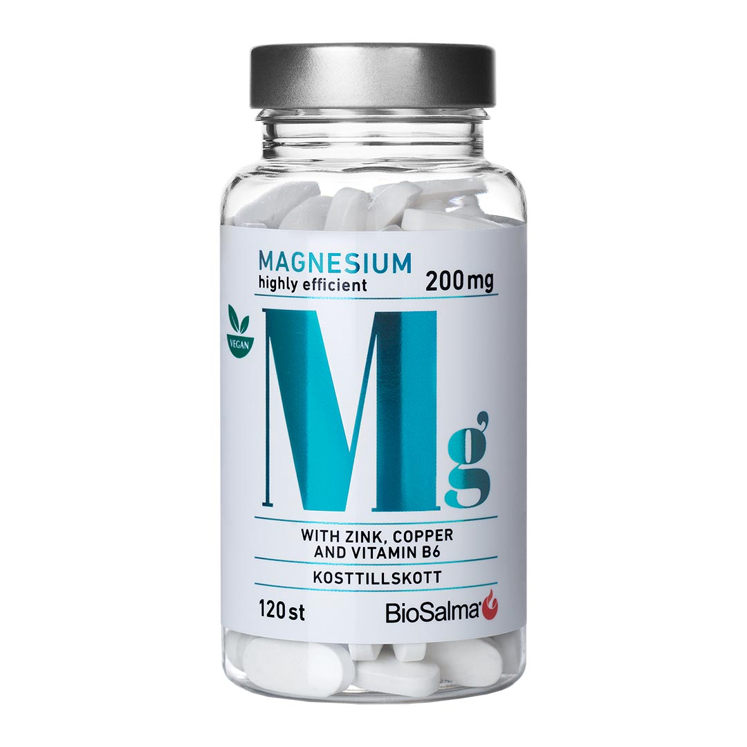 BioSalma Magnesium high efficient 200 mg 120 tabs