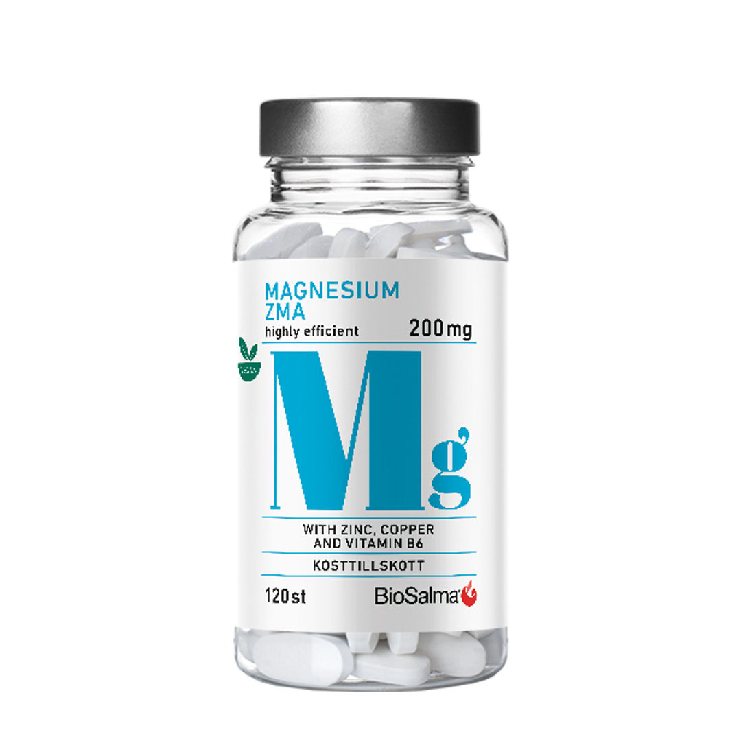 BioSalma Magnesium ZMA 200 mg 120 tabs