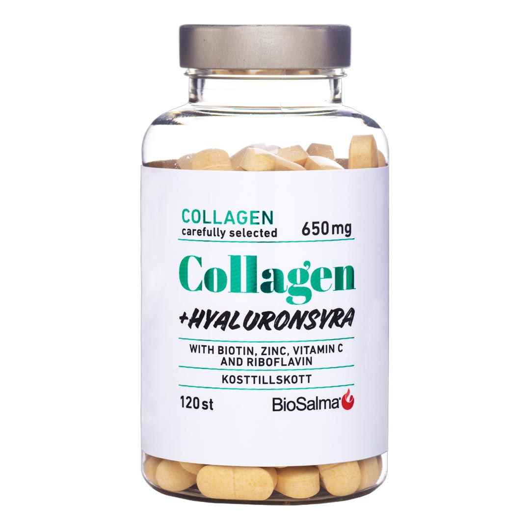 BioSalma Collagen + Hyaluronsyra 120 tabs