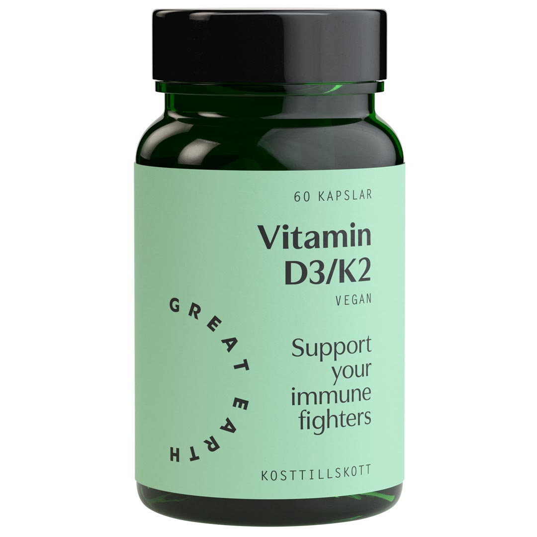 Great Earth Vitamin D3/K2 60 caps