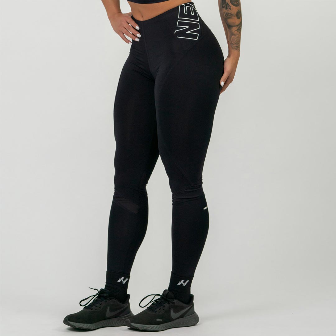 NEBBIA FIT Active High Waist Leggings Black