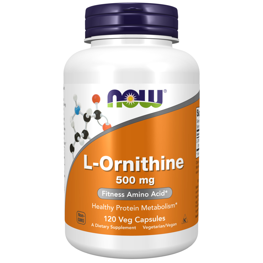 NOW L-Ornithine 500 mg 120 caps