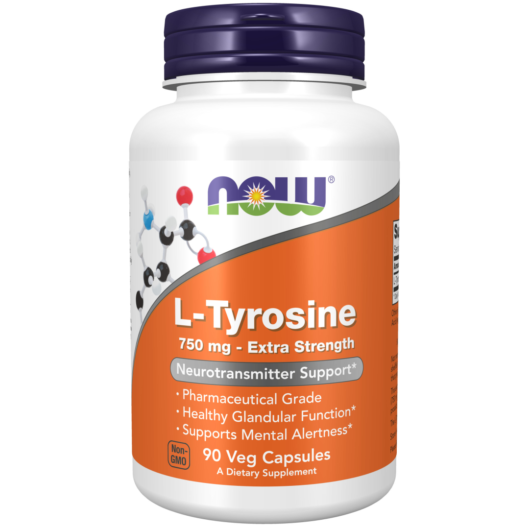 NOW L-Tyrosine 750 mg 90 caps