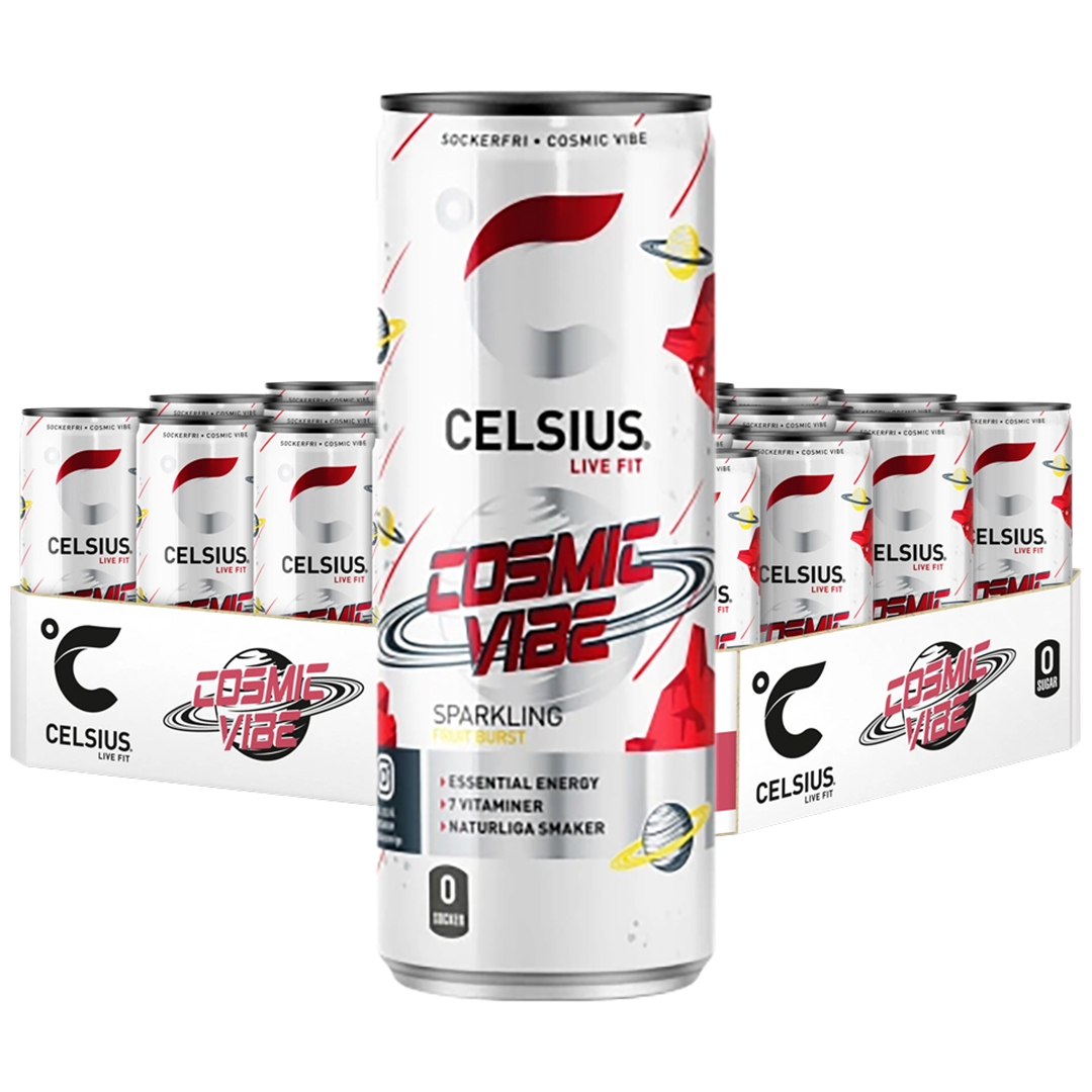 24 x Celsius 355 ml Cosmic Vibe