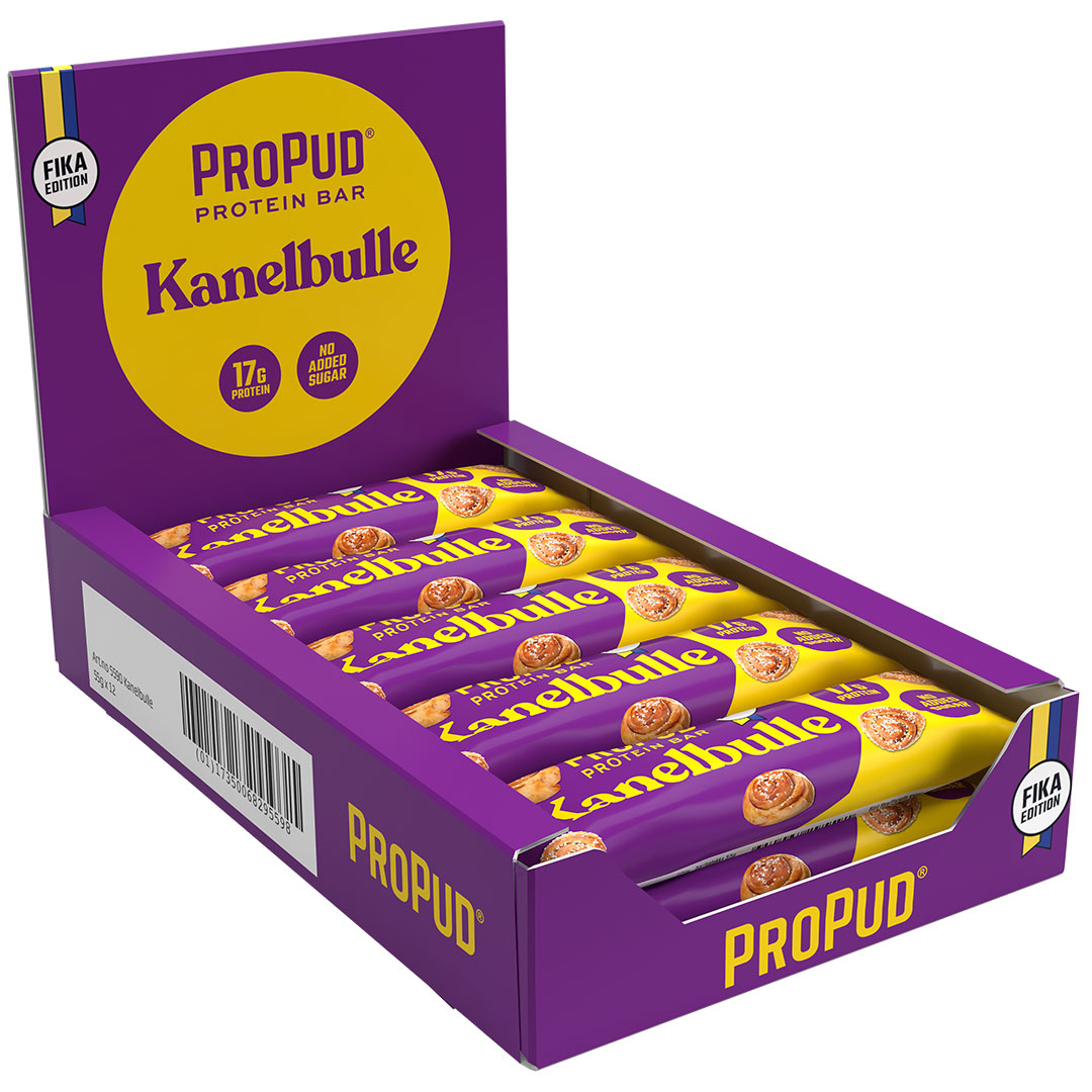 12 x NJIE Propud Proteinbar 55 g Kanelbulle