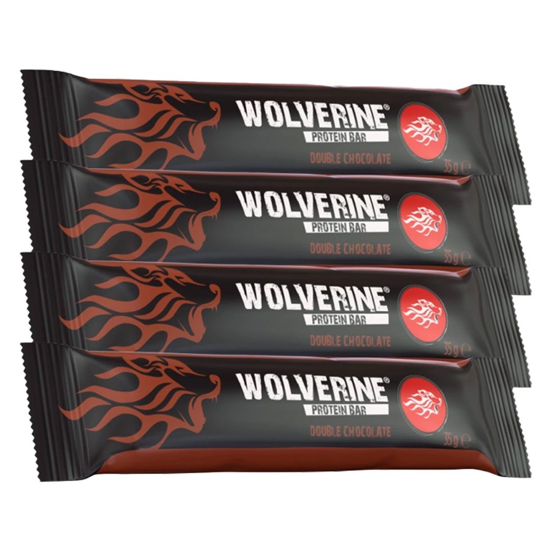 4 x Wolverine Protein Bar 35 g Chocolate