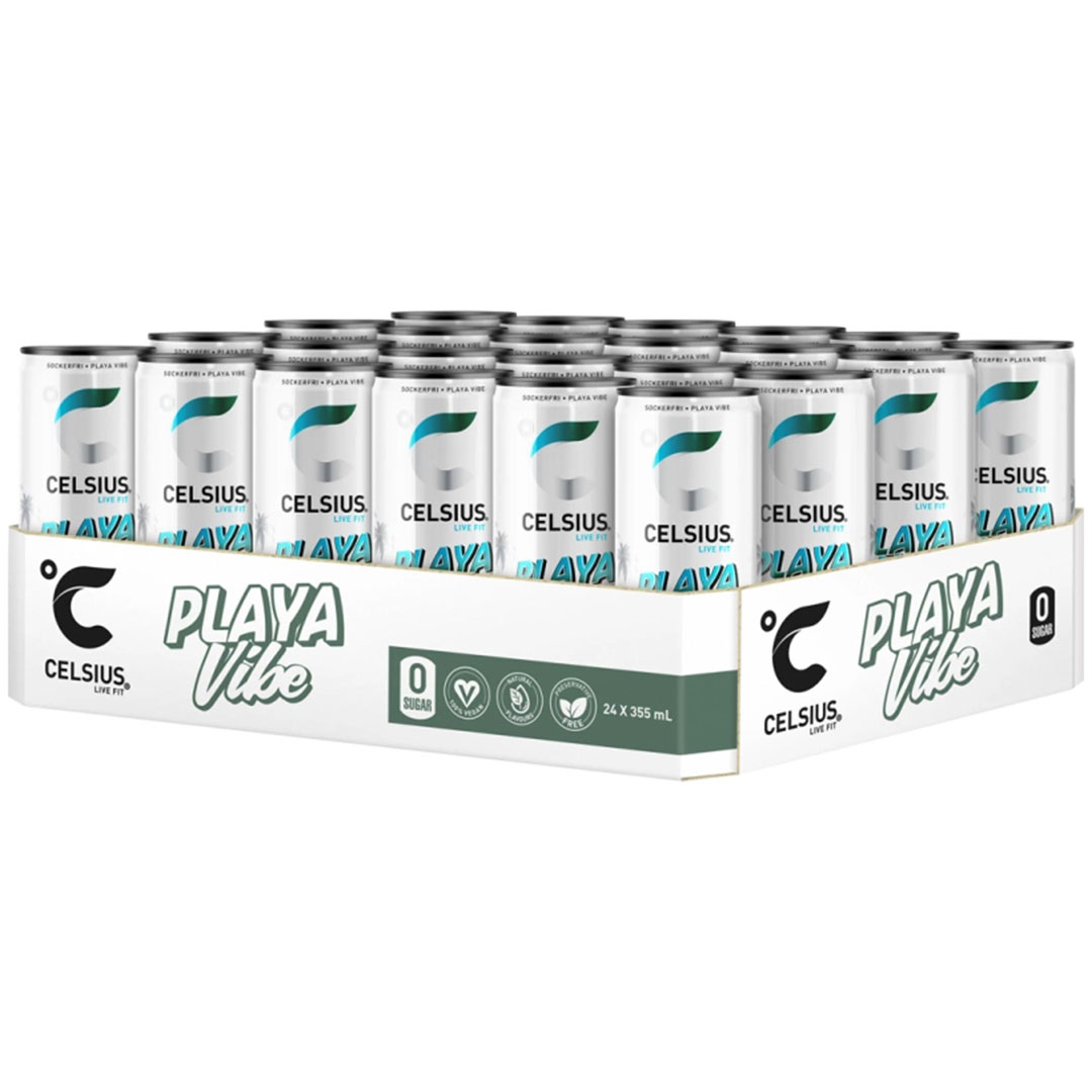 24 x Celsius 355 ml Playa Vibe - Piña Colada SUPER DEAL