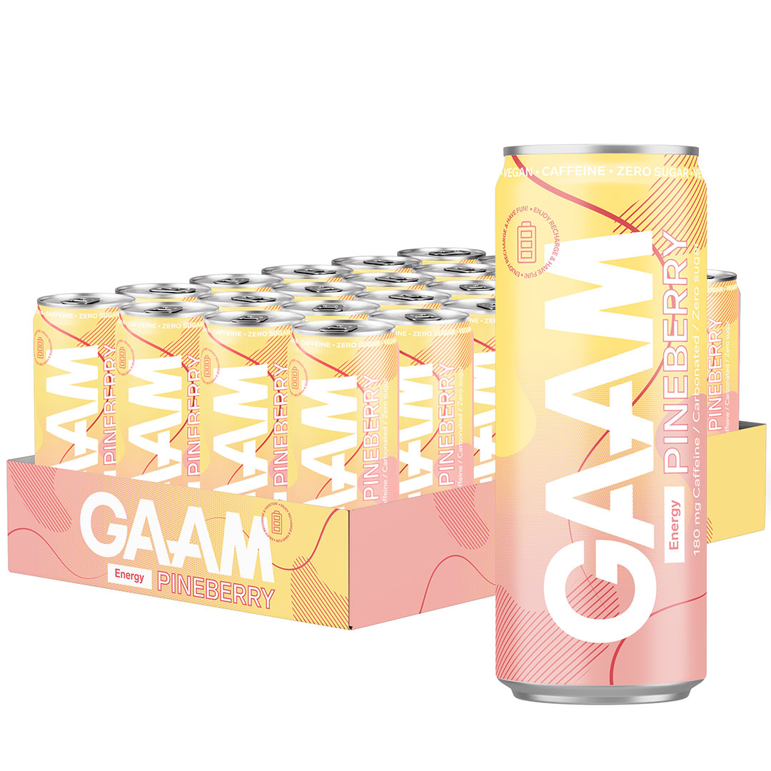 24 x GAAM Energy 330 ml Pineberry