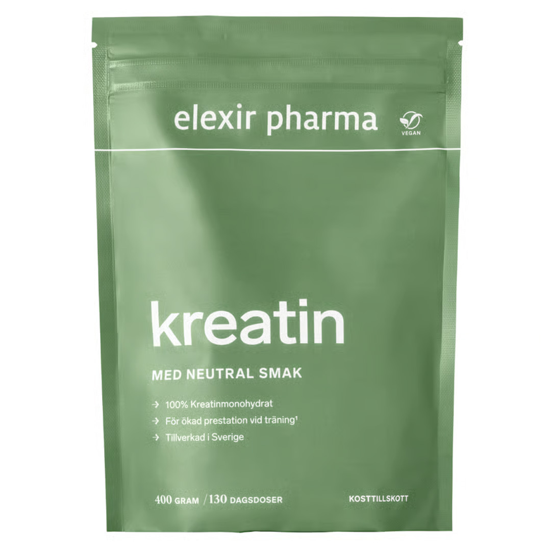 Elexir Pharma Kreatin 400 g Naturell