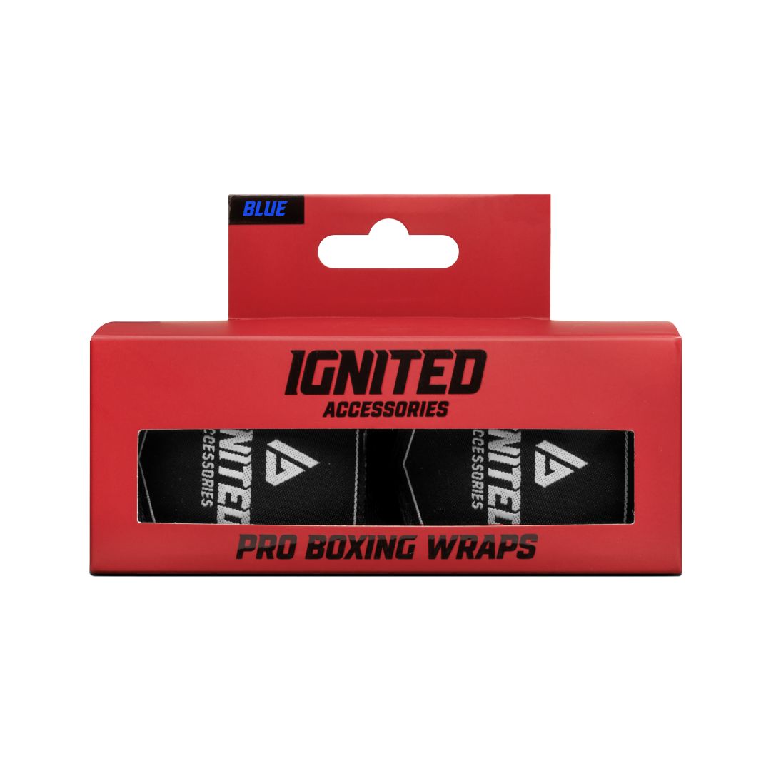 Ignited Boxing Hand Wraps Deep Blue 3.5 m
