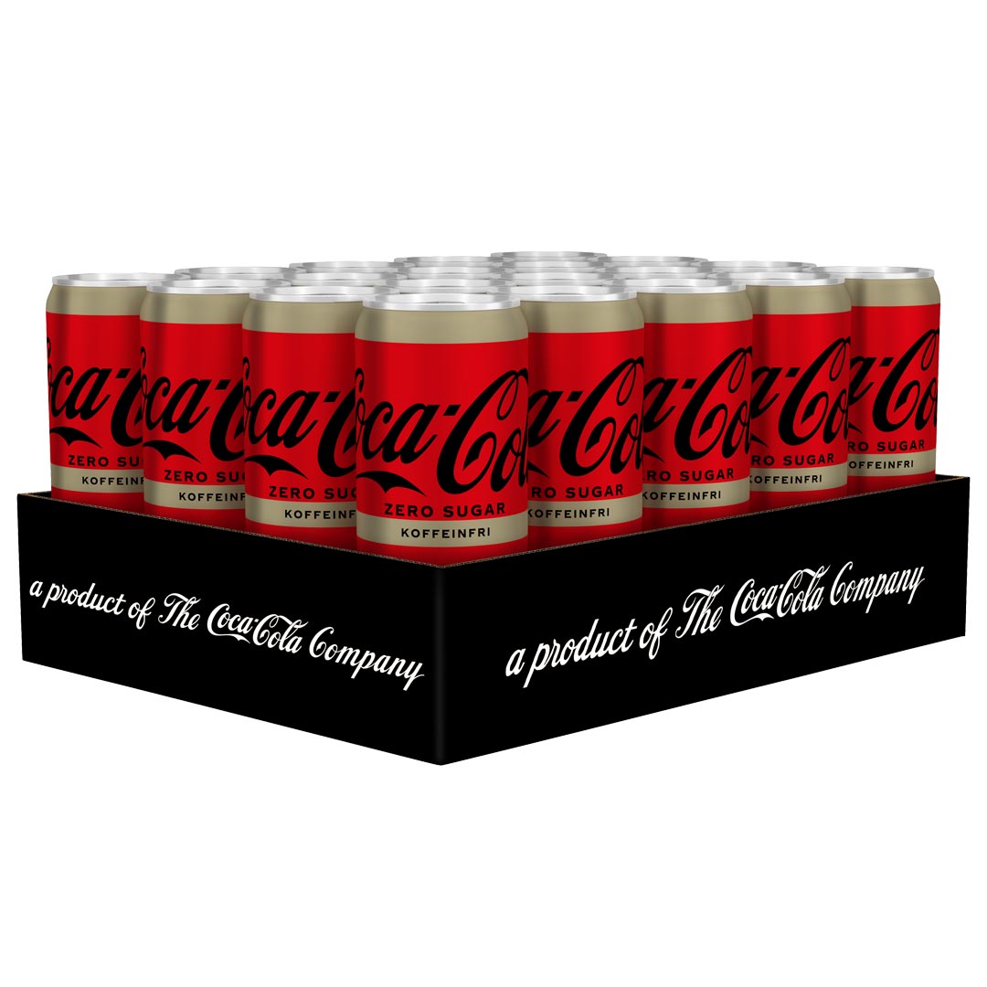 20 x Coca-Cola Zero 330 ml Koffeinfri