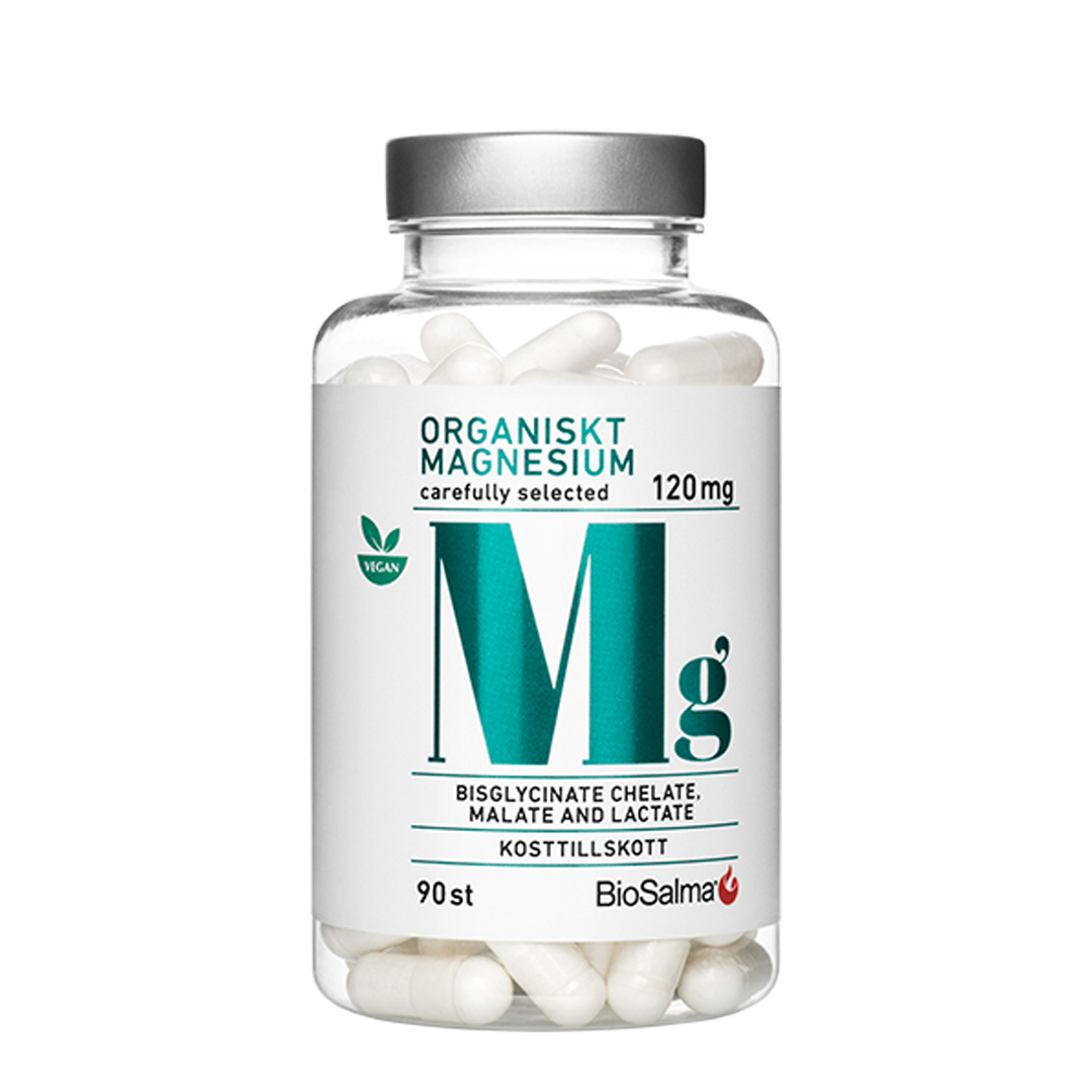 BioSalma Organiskt Magnesium 120 mg 90 tabs