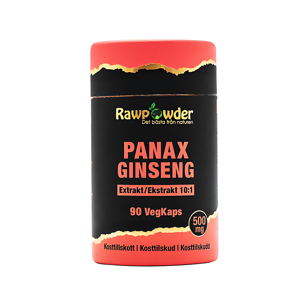 Rawpowder Panax Ginseng 90 caps