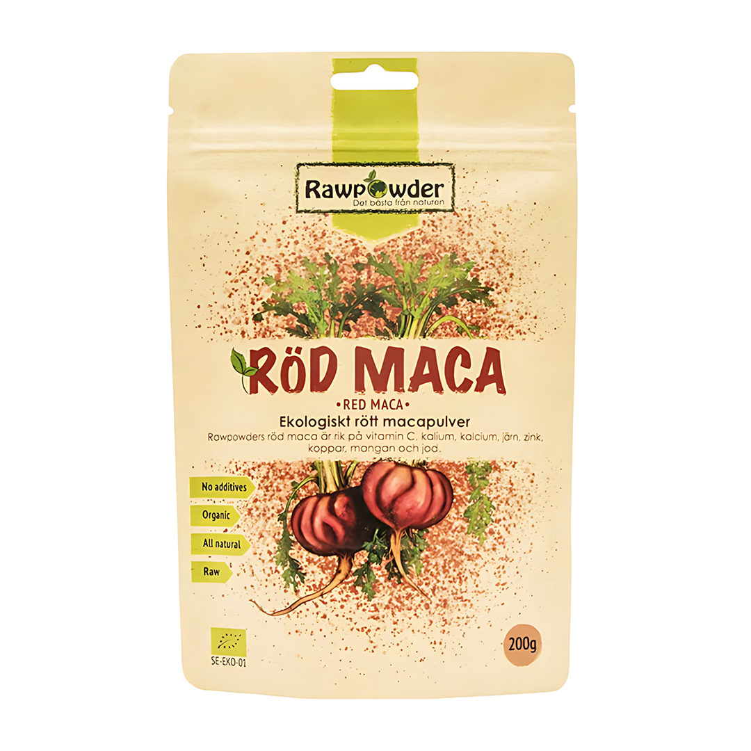 Rawpowder Röd Maca 200 g