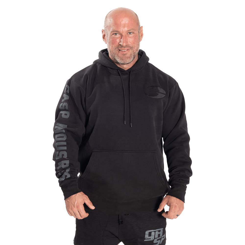 GASP Logo Hoodie Black