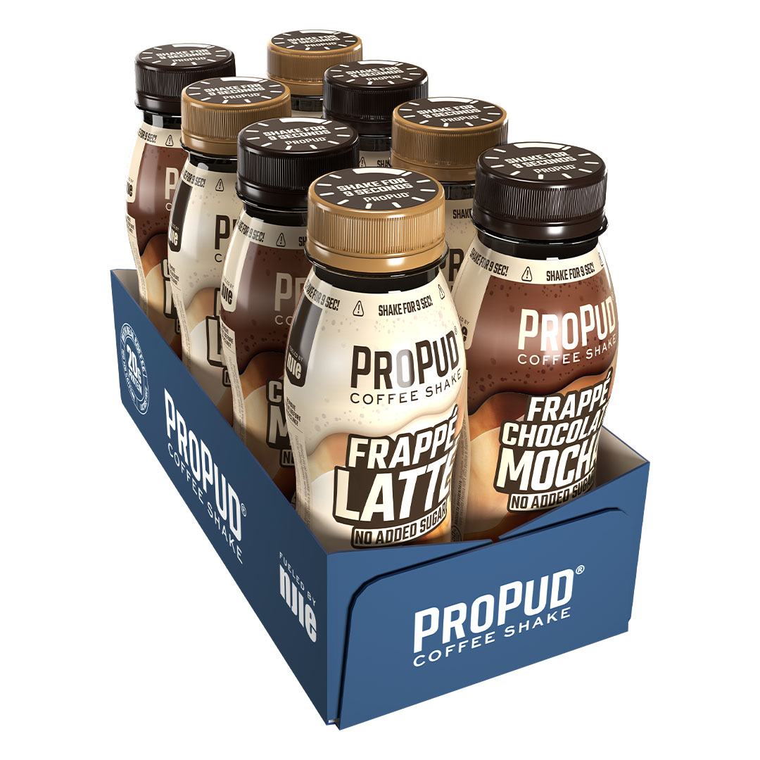 8 x NJIE ProPud Coffee Shake 203 ml Mixflak