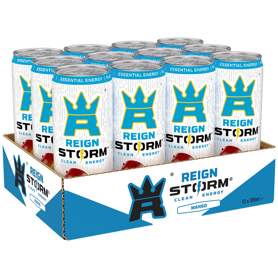 12 x Reign Storm Energy 355 ml Mango