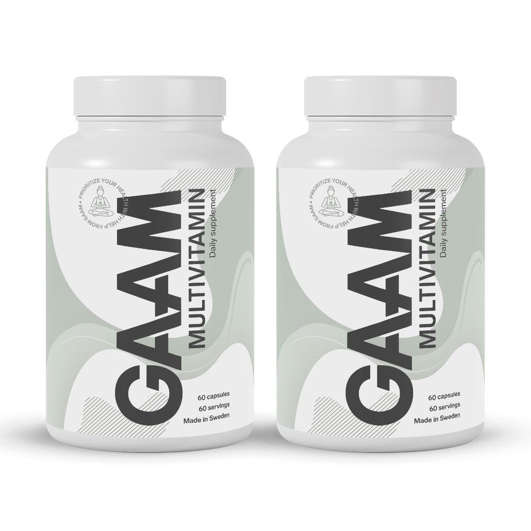 2 x GAAM Multivitamin 100 caps