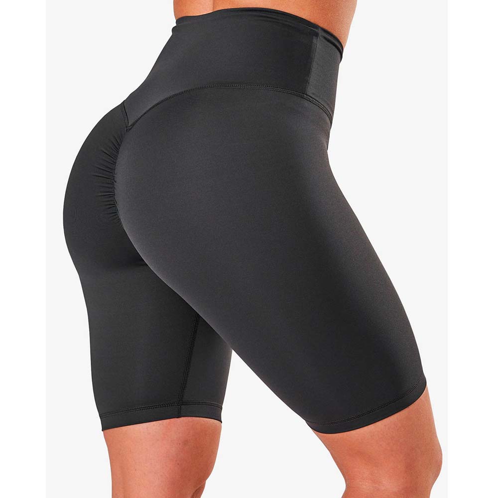 ICANIWILL Scrunch V-Shape Biker Shorts Anthracite 