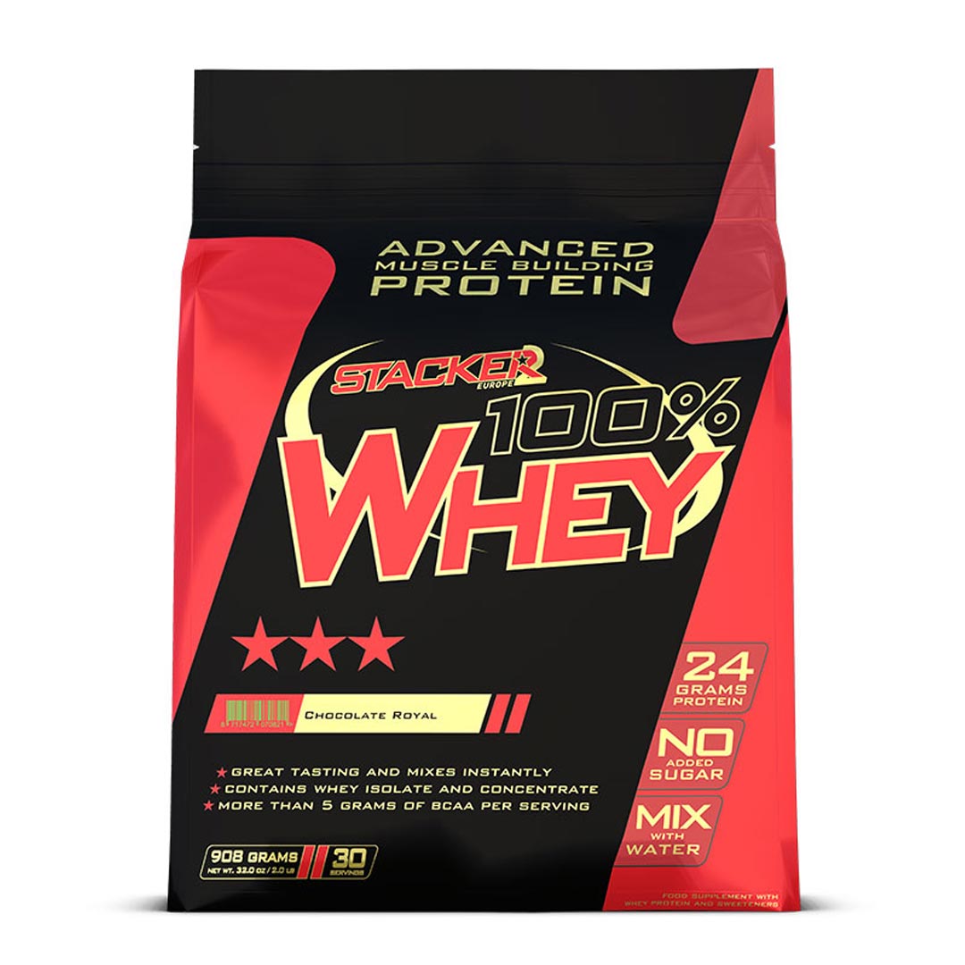 Stacker2 100% Whey 908 g Vassleprotein