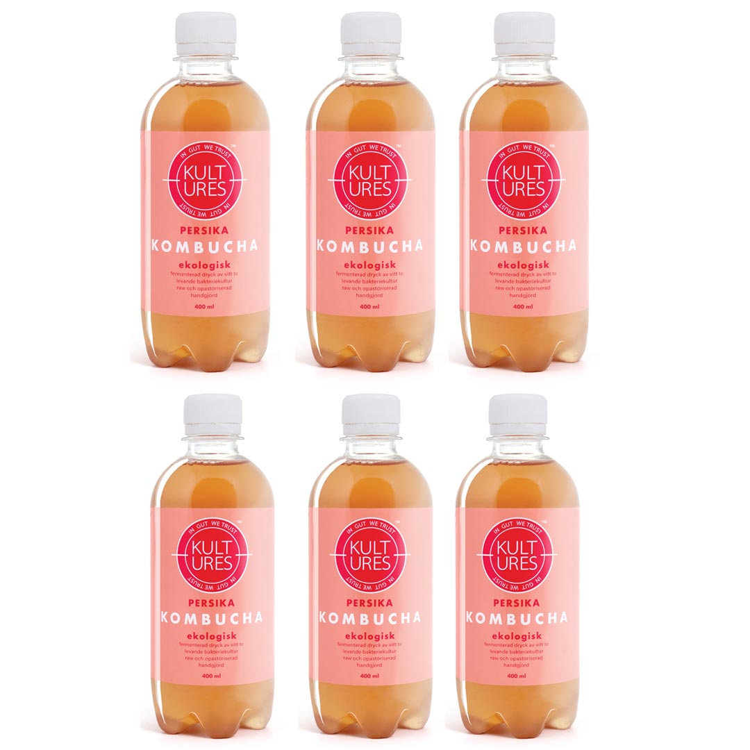 6 x Kultures EKO Kombucha 400 ml