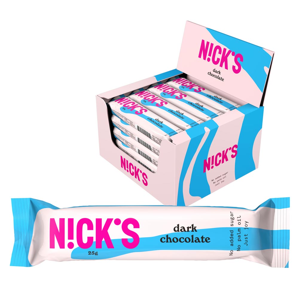 24 X Nicks Dark Chocolate, 25 G