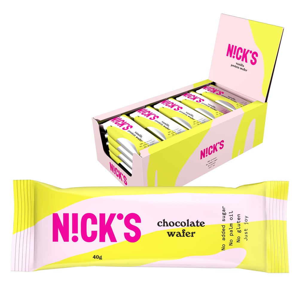 24 x Nicks Chocolate Wafer 35 g