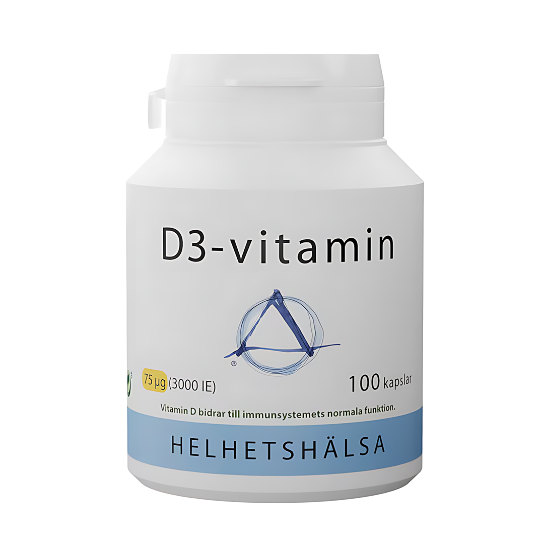 Helhetshälsa D3-Vitamin 75 µg 100 caps