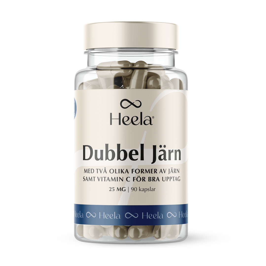 Heela Dubbel Järn 25 mg 90 caps