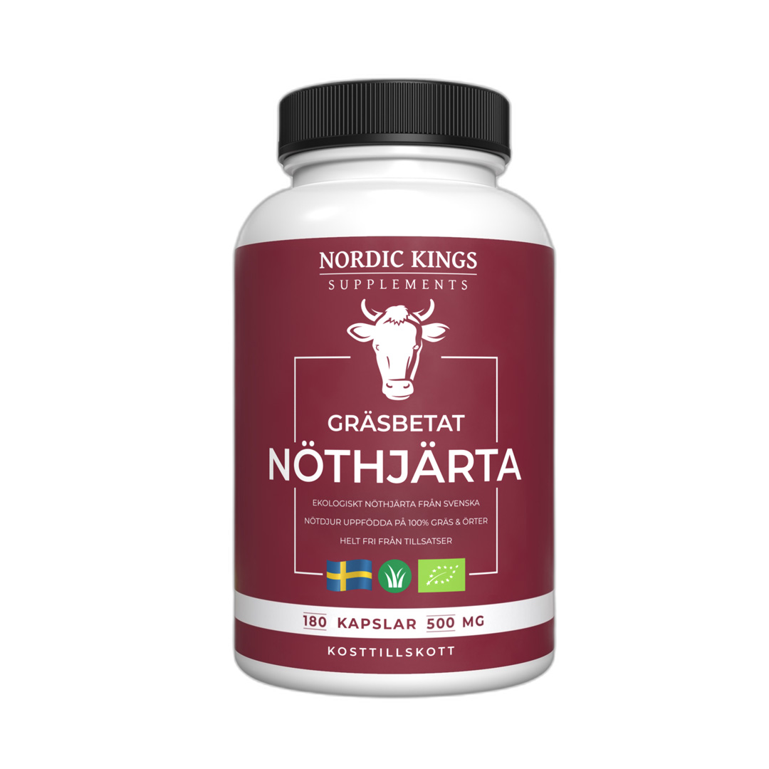 Nordic Kings Gräsbetad Nöthjärta EKO 180 caps