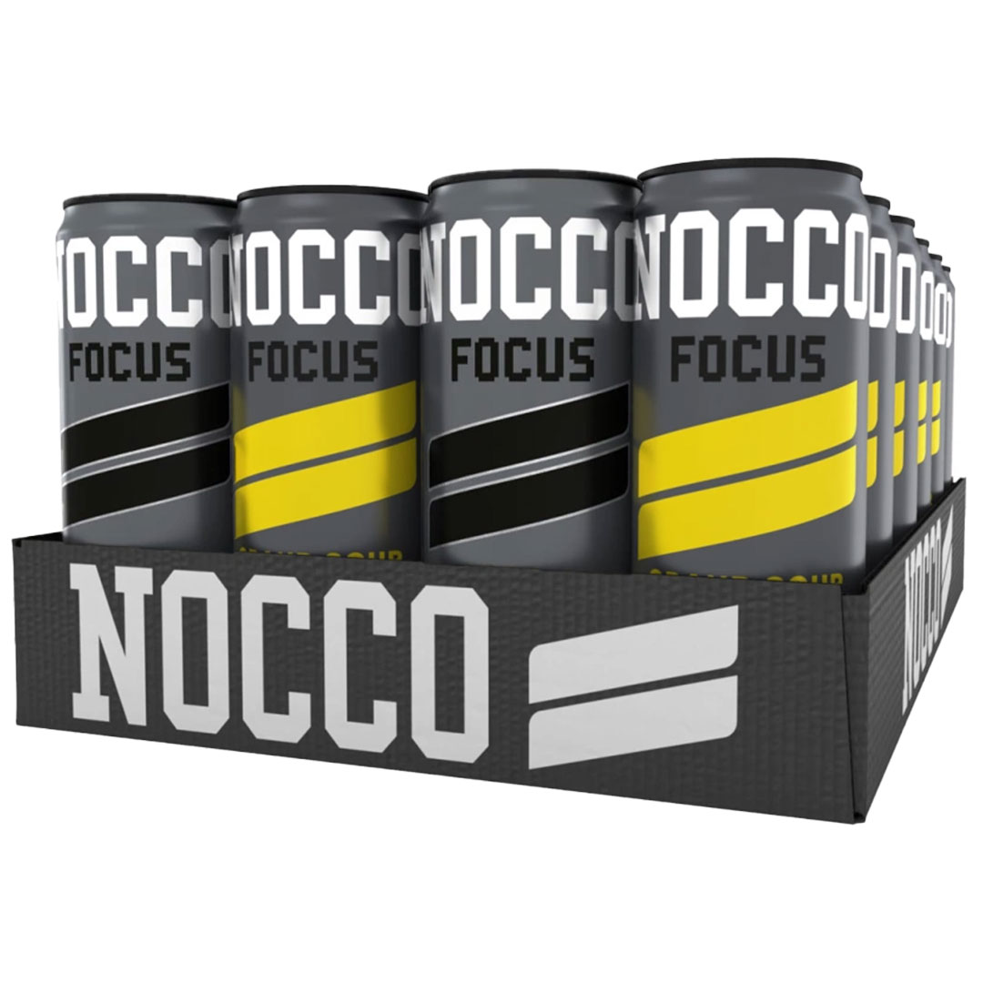 24 x NOCCO BCAA / FOCUS 330 ml Mixflak Utvalda smaker