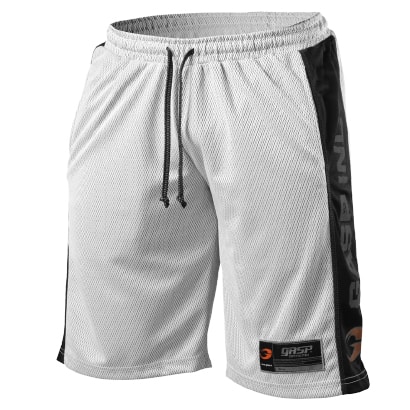 Gasp No1 Mesh Shorts White & Black