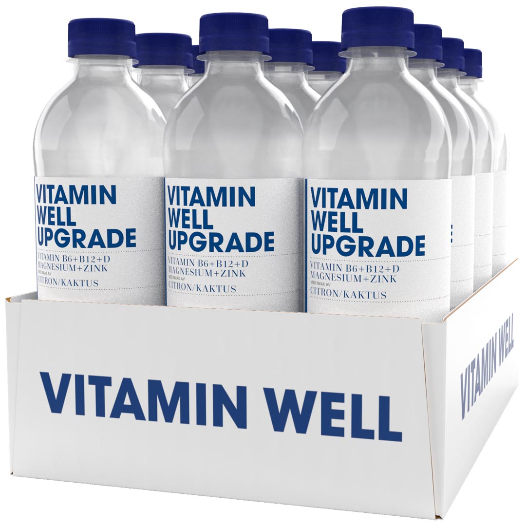 12 x Vitamin Well 500 ml Upgrade Citron Kaktus