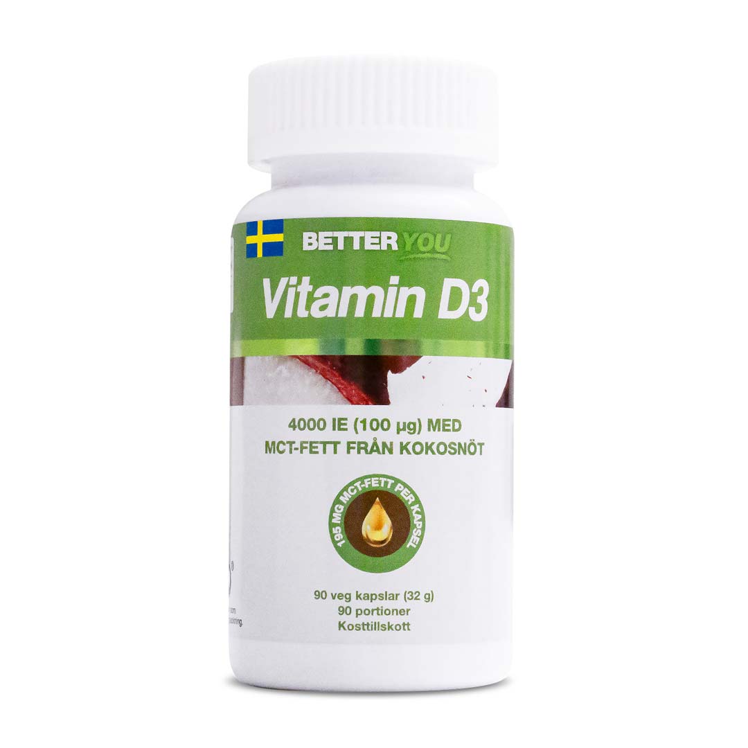Better You Vitamin D3 4000 IE + MCT 90 caps