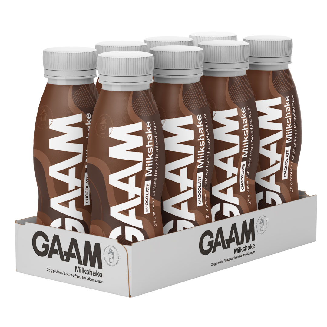 8 x GAAM Milkshake 330 ml Chocolate