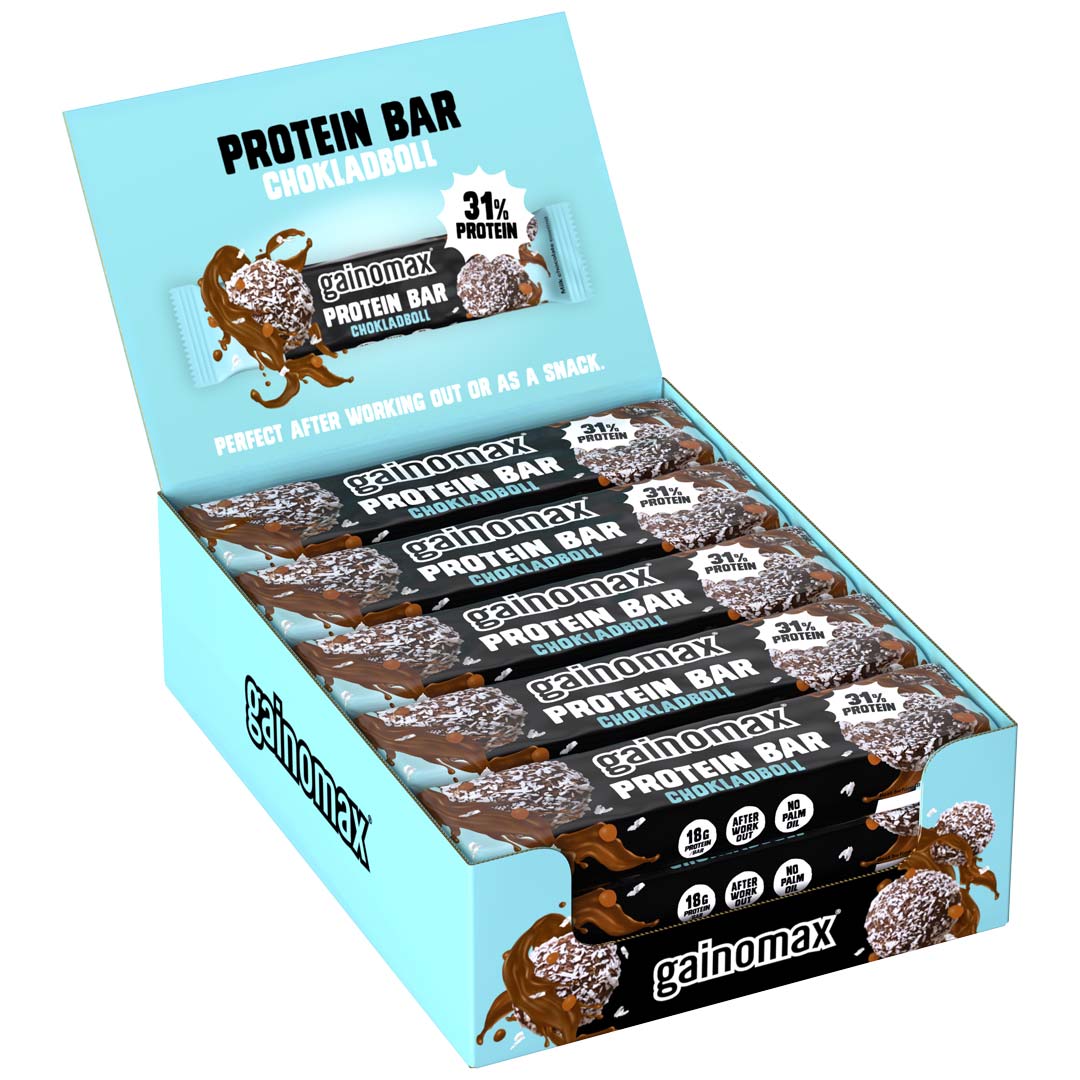 15 x Gainomax Protein Bar Mix 60 g Mixlåda