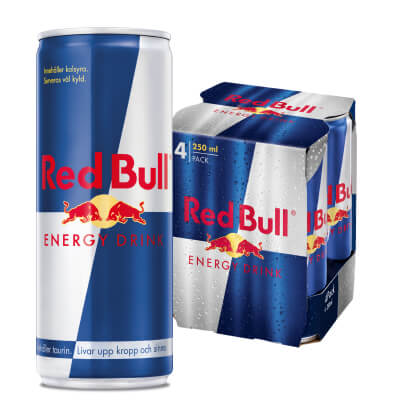 4 x Red Bull Energidryck 250 ml