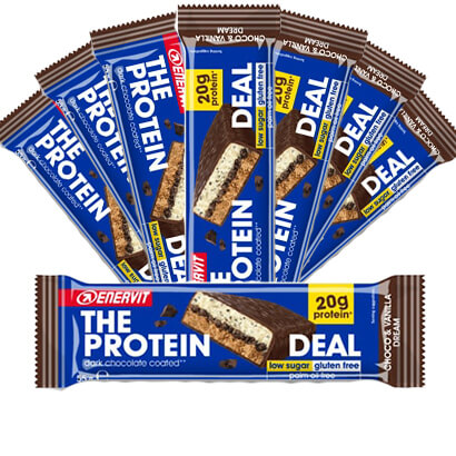 12 x Enervit Protein Deal Bar 55 g Choco & Vanilla