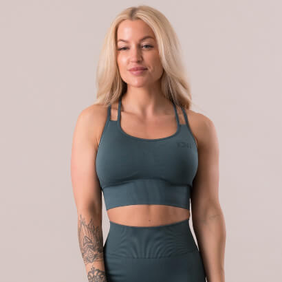 ICANIWILL Define Seamless Sport Bra Jungle Green